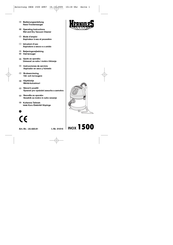 HERKULES INOX 1500 Operating Instructions Manual