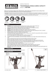 Sealey ADT200 Instructions