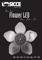 Sicce DECO PEBBLE VASE FLOWER LED BASIC Manual