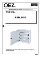 OEZ RZB-3N72-B Instructions For Use Manual