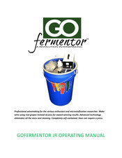 Go Fermentor GOfermentor Jr Operating Manual
