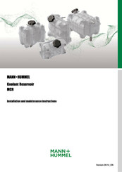 MANN+HUMMEL MCR Series Installation And Maintenance Instructions Manual