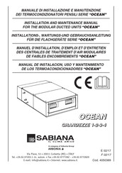 Arbonia SABIANA OCEAN Series Installation And Maintenance Manual