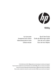 Hp f800g Quick Start Manual