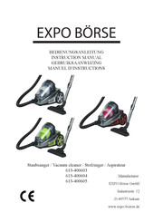 Expo Börse 613-400605 Instruction Manual