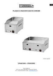 Casselin CPASC30G Operating Instructions Manual