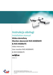 AAT Novus NVE-M200WIFI Installation Manual