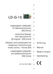 tams elektronik LD-G-15 Manual