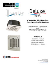 ECR International EMI Deluxe heat I verter CASH12DA Installation, Operation And Maintenance Manual