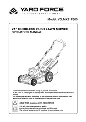 Yard force Y0LMX21P300 Operator's Manual