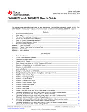 Texas Instruments LMK04826 User Manual