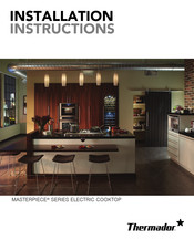 Thermador CET365NS Installation Instructions Manual