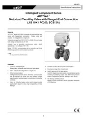 Azbil ACTIVAL VY516XJ Series Specifications & Instructions