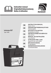 Horizont turbomax B27 Instruction Manual