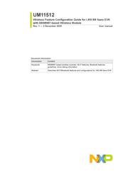 NXP Semiconductors 88W8987 User Manual