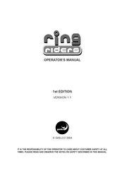 GAELCO Ring Riders Operator's Manual
