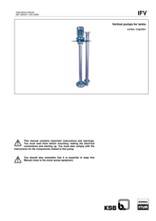 KSB ITUR IFV-32 Instruction Manual