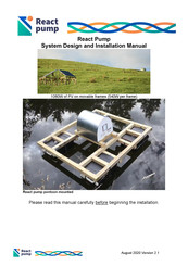 EcoInnovation React Pump System Design And Installation Manual
