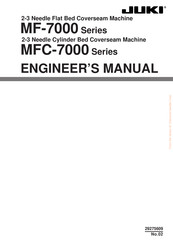 JUKI MF-7602 Engineer's Manual