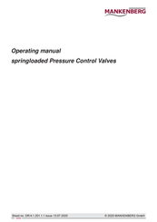 Mankenberg DV Operating Manual