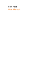 Tobii Pro Chin Rest User Manual
