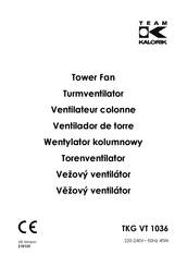 Team Kalorik TKG VT 1036 Manual