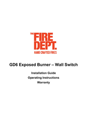 Fire dept GD6 Series Installation Manual Operating Instructions Warranty