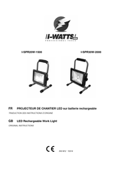 i-WATTS I-SPR30W-2000 Original Instructions Manual