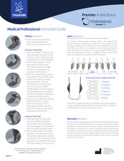 Thuasne Premier Ankle Brace Instruction Manual