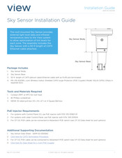View Sky Sensor Installation Manual