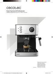 Ημιαυτόματη Καφετιέρα Espresso Power Instant-ccino 20 Touch Serie Nera 20  Bar Μαύρο