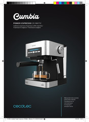 Cecotec Cumbia Power Espresso 20 Matic Manuals | ManualsLib