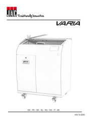 JAC VARIA VMP800 Translation Of Original User Instructions