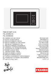Franke FMW 20 SMP G XS Manuals | ManualsLib