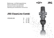 Georg Fischer JRG CleanLine Combi Operating And Maintenance Instructions Manual