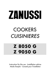 Zanussi Z 9050 G Instruction For The Use - Installation Advice