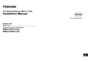 Toshiba MMW-UP0271LQ-E Installation Manual