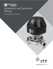 ITT Engineered Valves Advantage 2.1 8 Series Installation And Operation Manual