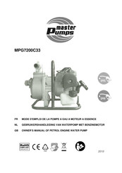 Master Pumps 5411074116118 Owner's Manual