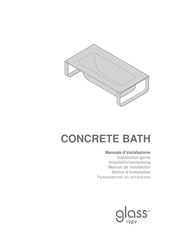 Glass 1989 CONCRETE BATH Installation Manual