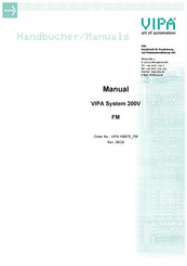 VIPA FM 250S Manual