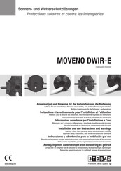 Stobag MOVENO DWIR-E Installation And Use Instructions And Warnings