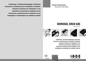 Stobag SKIROSOL SRCK 630 Instructions And Warnings For Installation And Use
