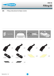 Yakima Whispbar K691W Fitting Instructions Manual
