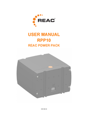 REAC RPP10 User Manual