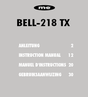 Me BELL-218 TX Instruction Manual
