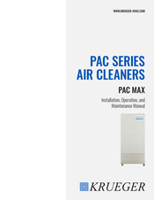 KRUEGER PAC Series Installation, Operation And Maintenance Manual