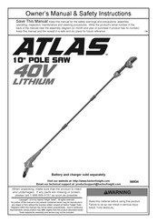 Atlas 56934 Owner's Manual & Safety Instructions