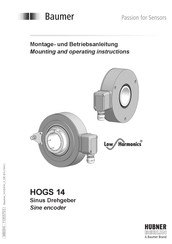 Baumer HOGS 14 Mounting And Operating Instructions