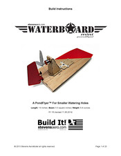 Stevens Aero Model Waterboard mini pondflyer Build Instructions